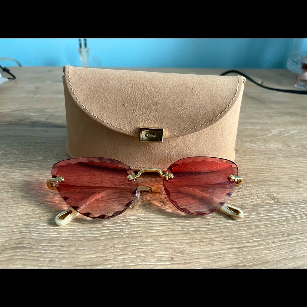 Chloe Sunglasses Women's CE157S 823 Gold 60-18-140